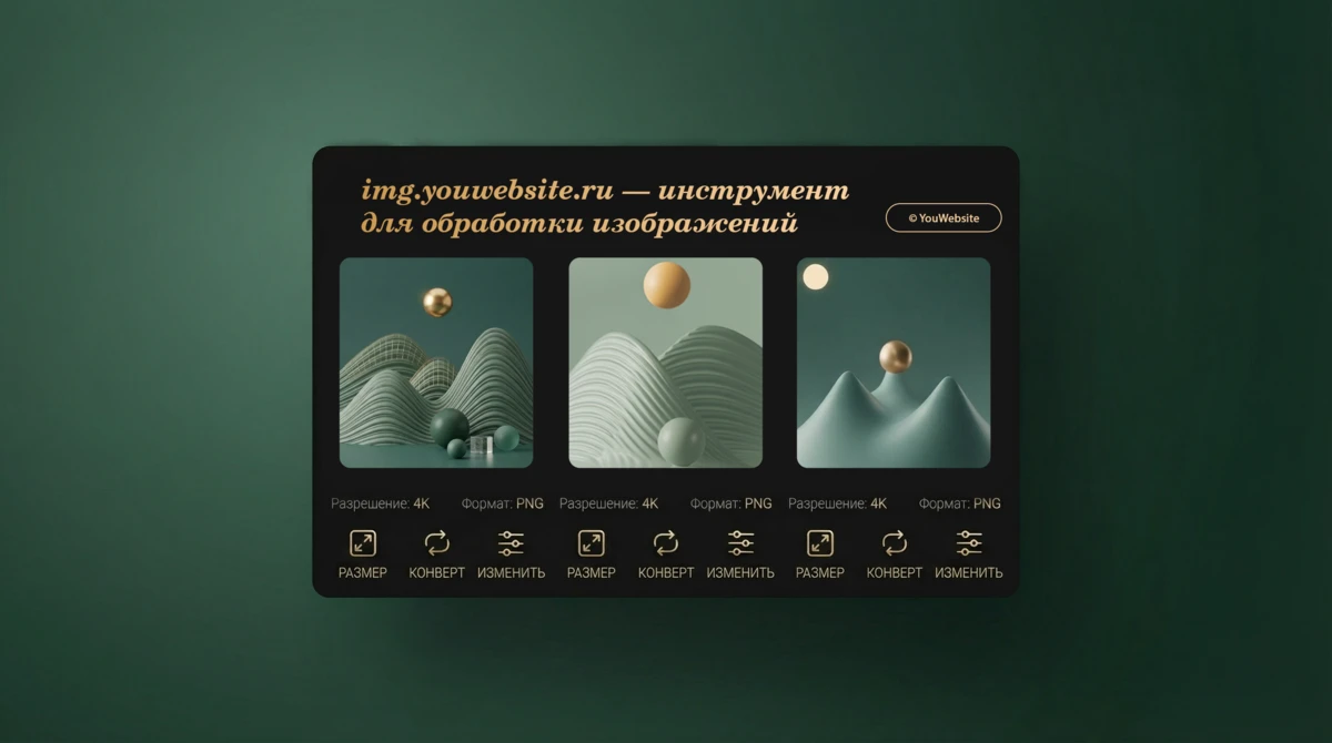 Превью сервиса img.youwebsite.ru для обработки изображений